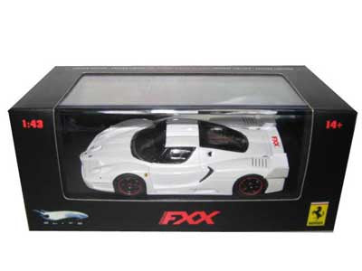 Ferrari FXX alb - 1/43 Hot Wheels ELITE