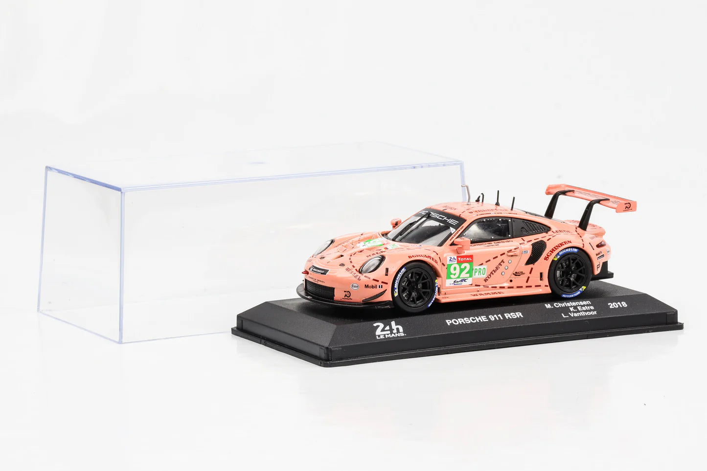 Porsche 911 Rsr M.Christensen - K. Estre - L.Vanthoor 2018 cu vitrina plexiglass - 1/43 Altaya