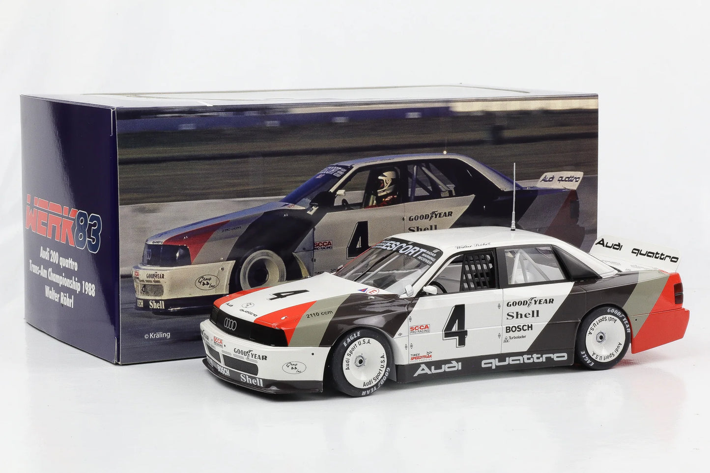 Audi 200 Trans Am #4 W.Rohrl St.Petersburg - 1/18 Werk83