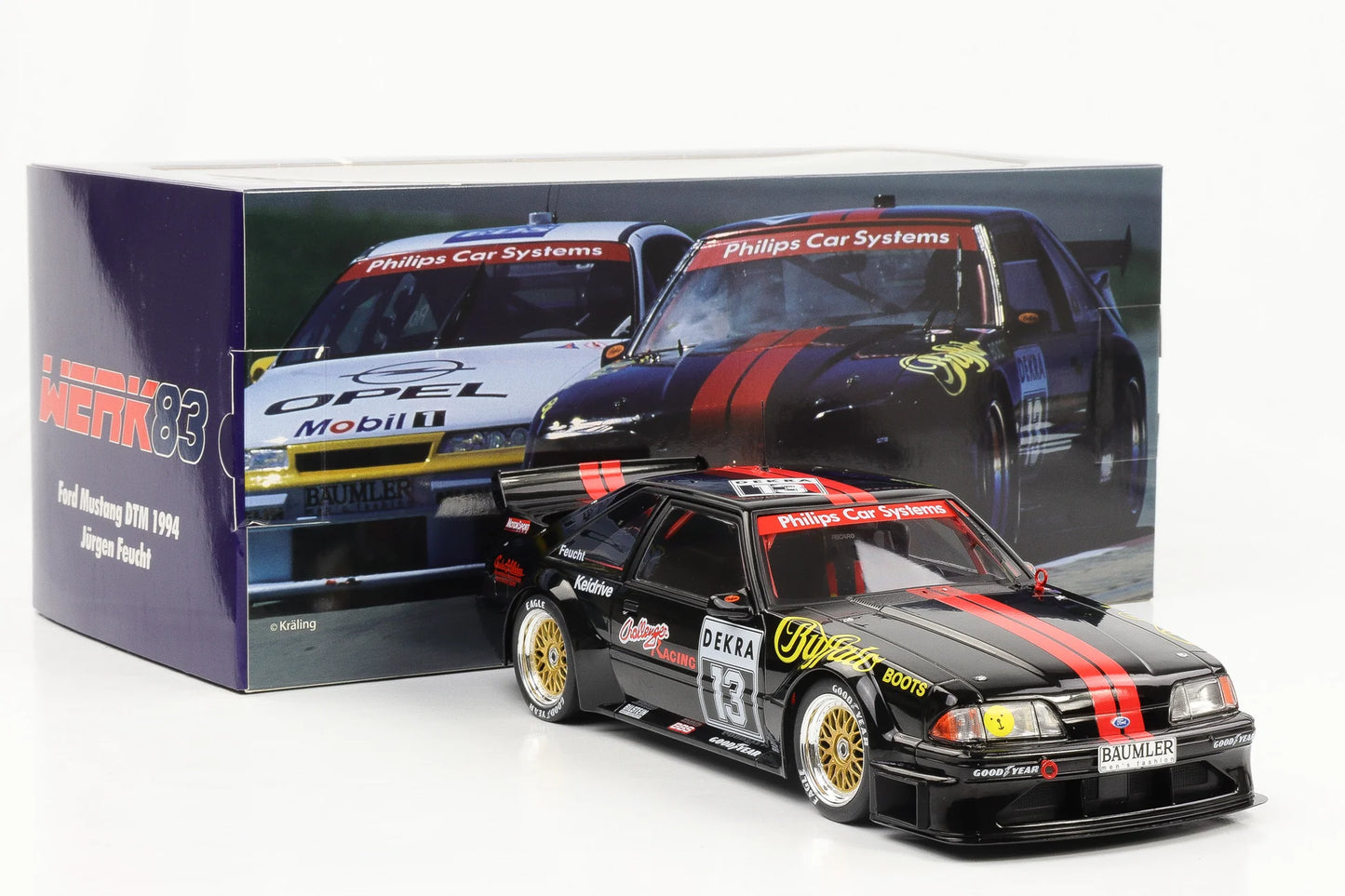 Ford Mustang 5.0 DTM negru - 1/18 Werk83