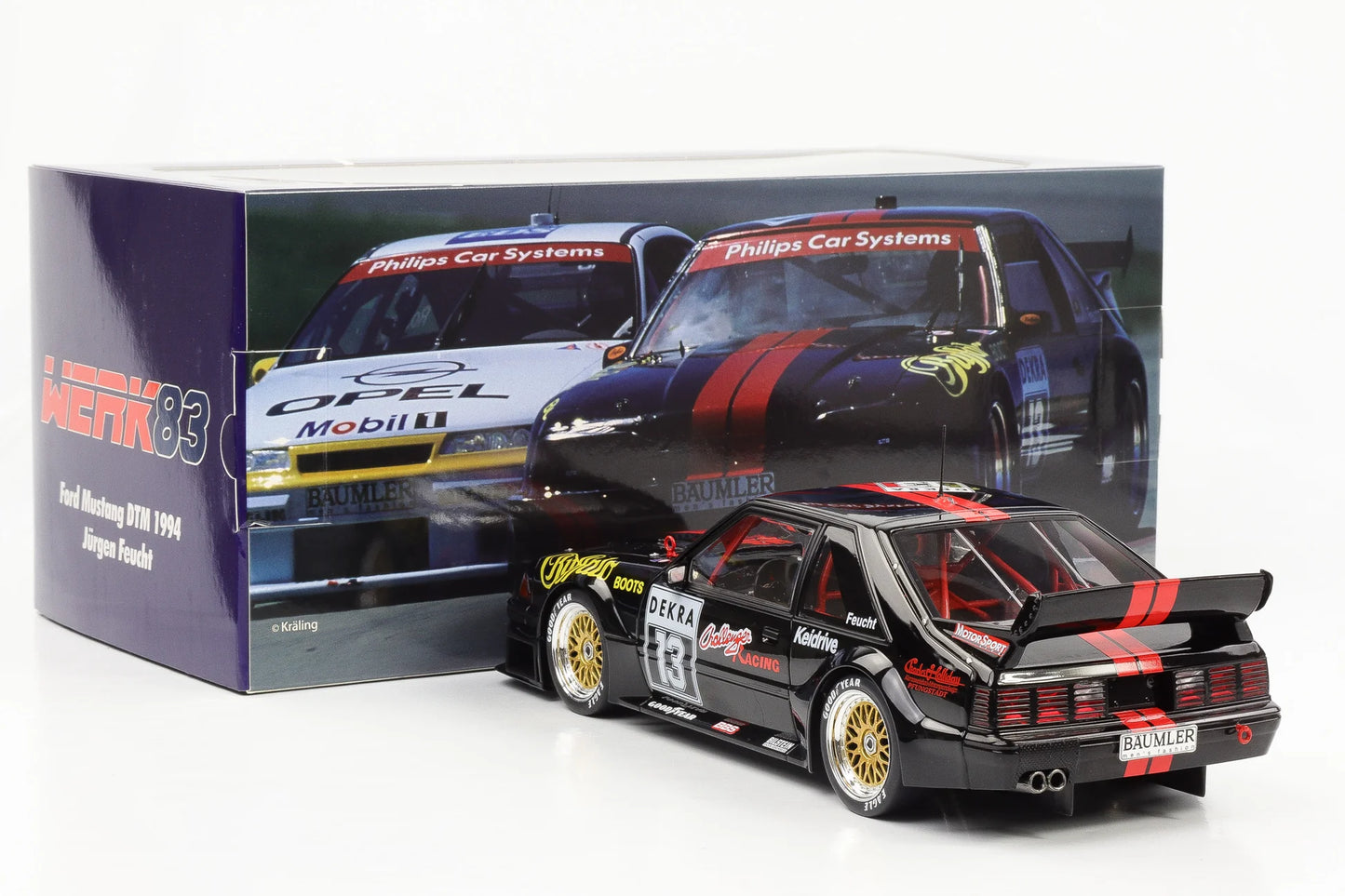 Ford Mustang 5.0 DTM negru - 1/18 Werk83