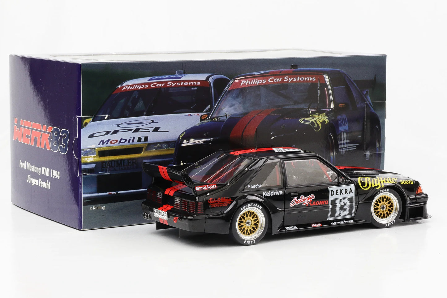 Ford Mustang 5.0 DTM negru - 1/18 Werk83