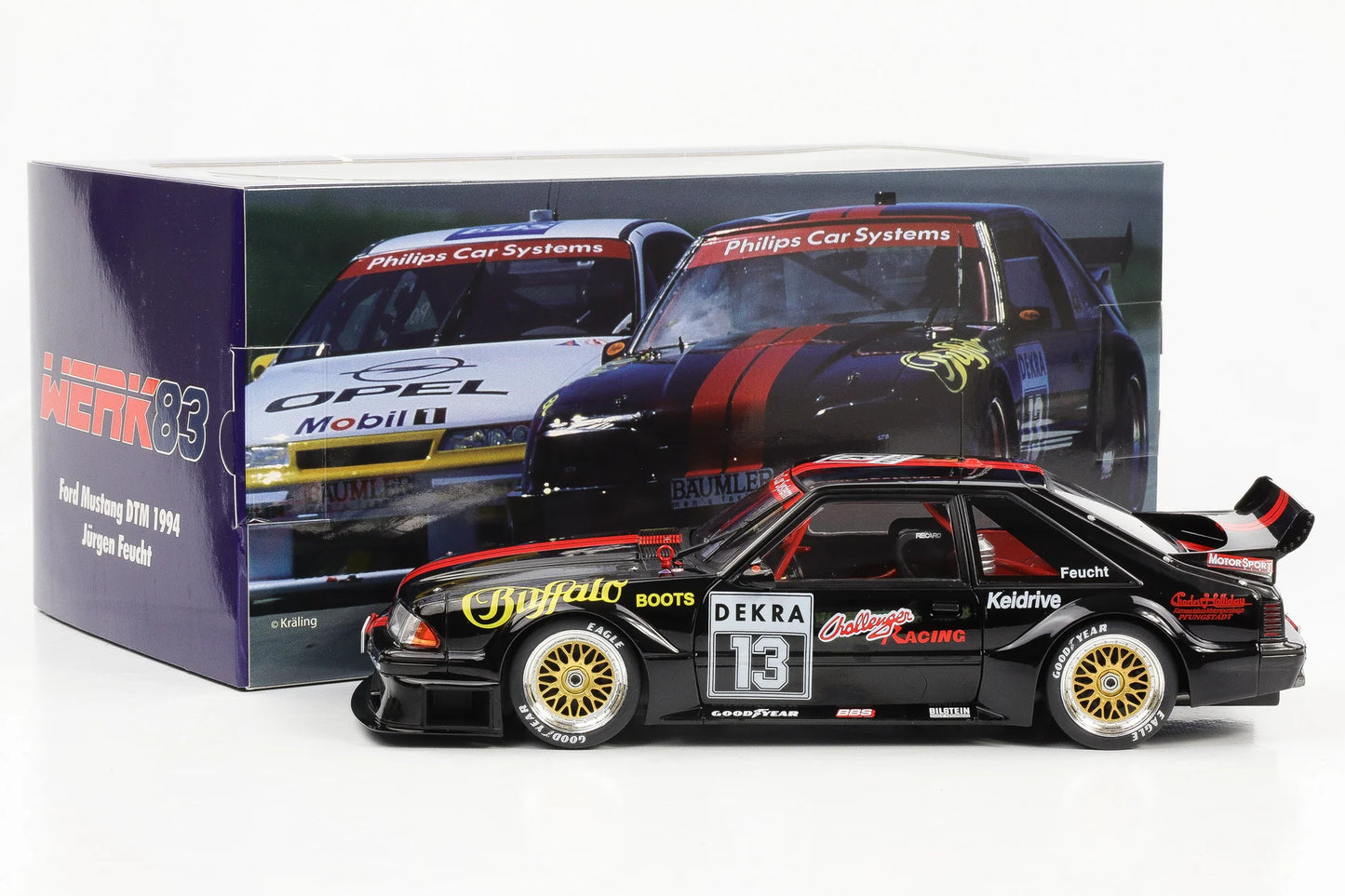 Ford Mustang 5.0 DTM negru - 1/18 Werk83