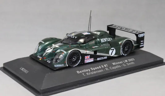 Bentley Speed 8 #7 2003 cu vitrina plexiglass - 1/43 Altaya