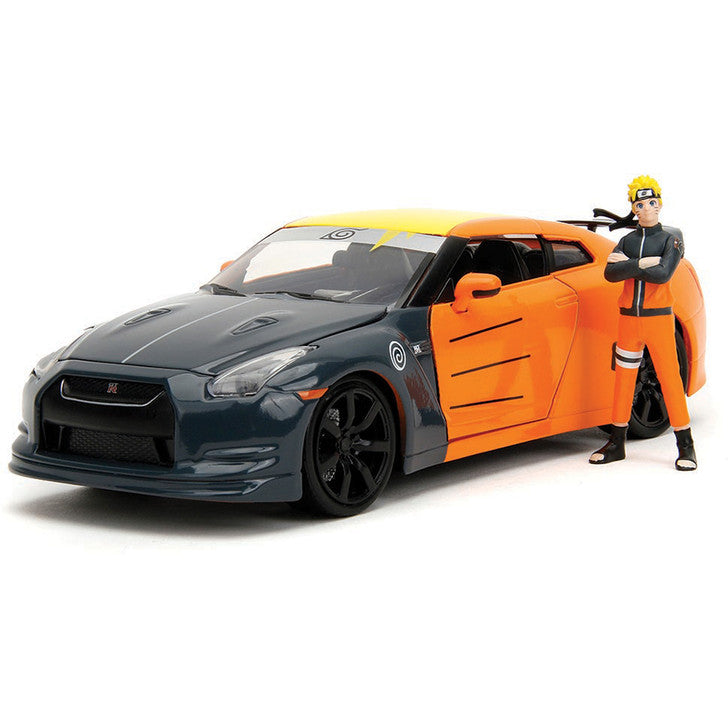 Nissan GT-R 2009 si figurina Naruto - 1/24 Jada