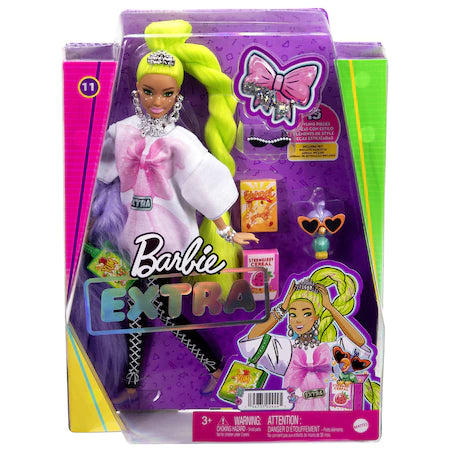 Papusa Barbie Extra Style - Par Verde Neon