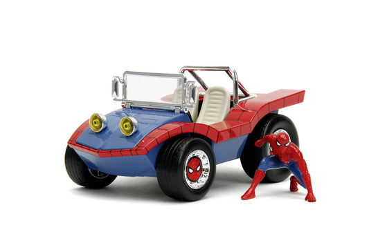 Buggy cu figurina Spider-man - 1/24 Jada