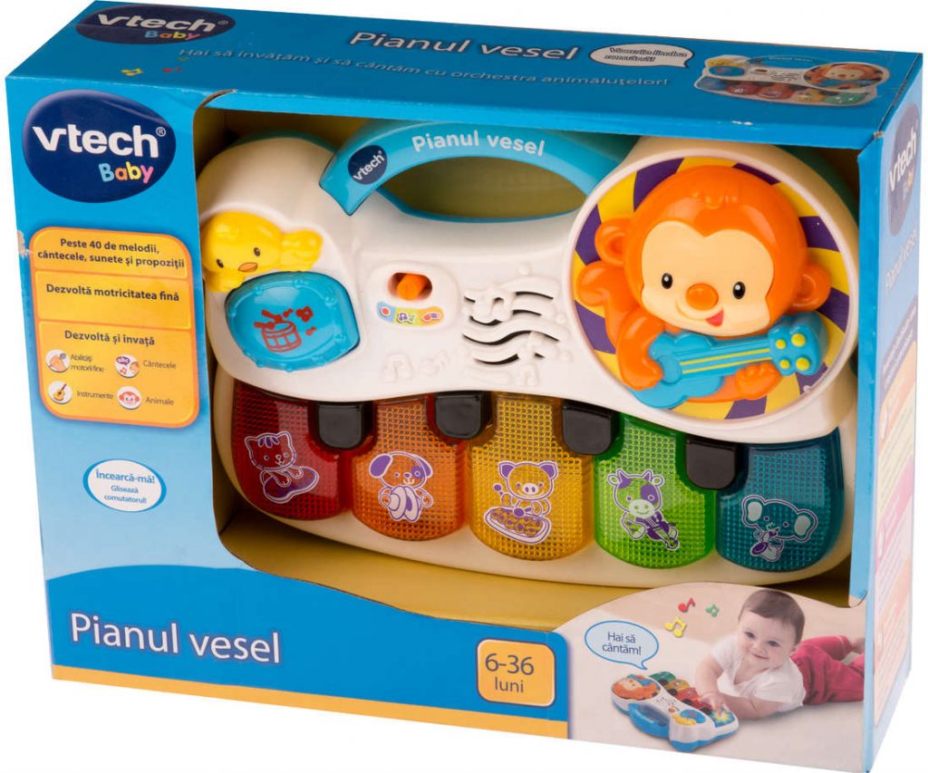 Jucarie interactiva bebelusi Vtech- Pianul Vesel