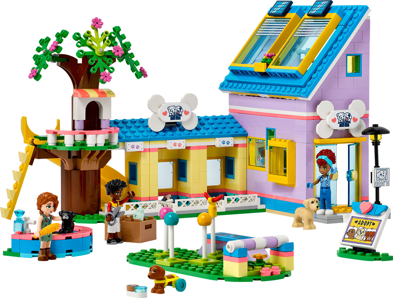 LEGO Friends 41727 - Centru de salvare pentru caini (617 piese)