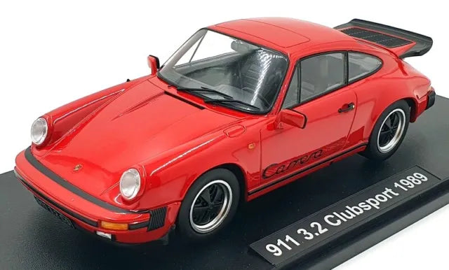 Porsche 911 3.2 Clubsport 1989 rosu - 1/18 KKScale