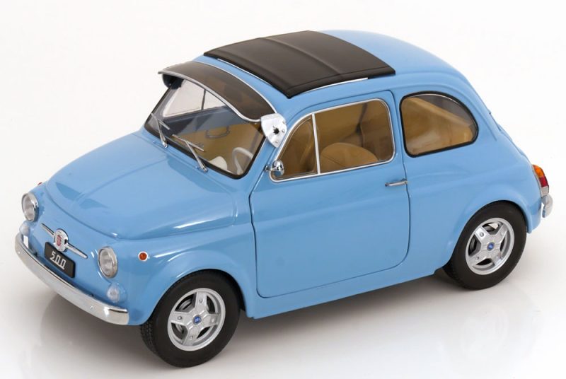 Fiat 500 F 1968 Custom bleu - 1/12 KK-Scale