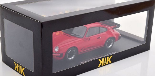 Porsche 911 3.2 Clubsport 1989 rosu - 1/18 KKScale