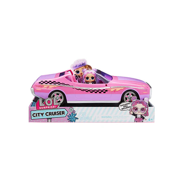 Set de joaca LOL Surprise Masina City Cruiser cu o papusica inclusa