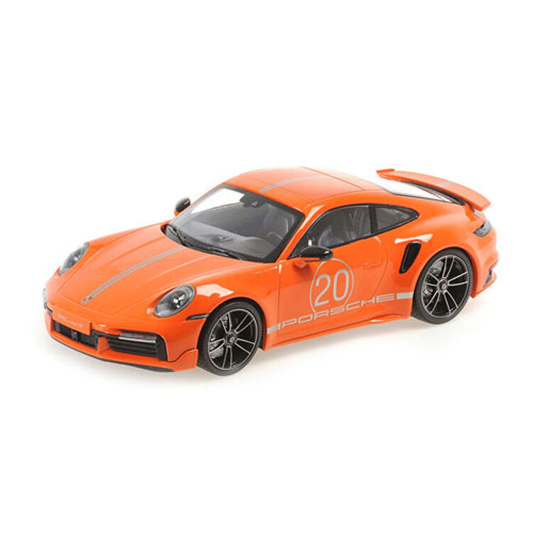 Posche 911 Turbo S orange 1/504 pcs - 1/18 Minichamps ( EDITIE LIMITATA )