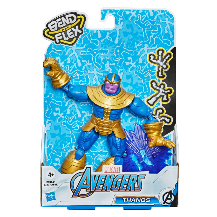 Figurina Thanos 15cm Bend and Flex - Hasbro