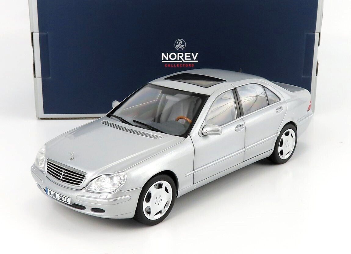 Mercedes-Benz S600 argintiu 1998 - 1/18 Norev