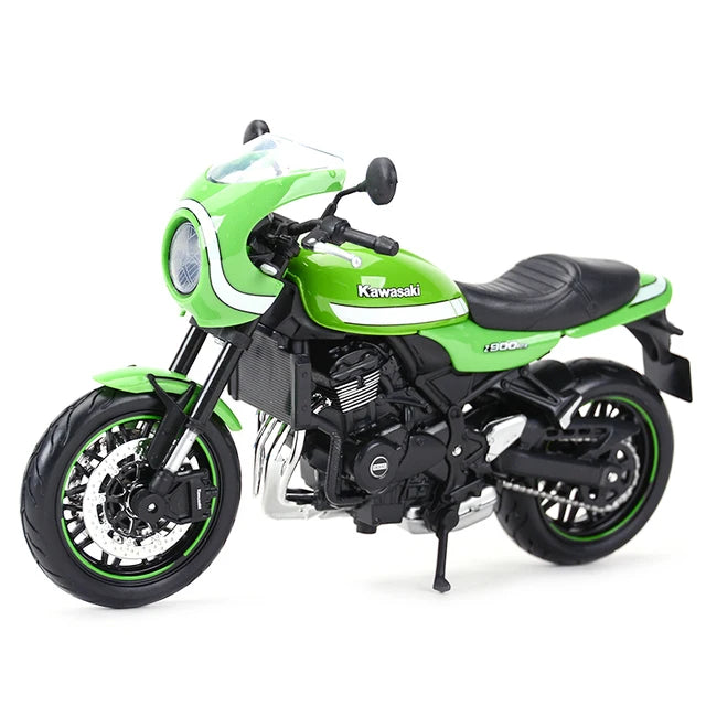 Motocicleta Kawasaki Z900Rs Cafe Verde - 1/12 Maisto