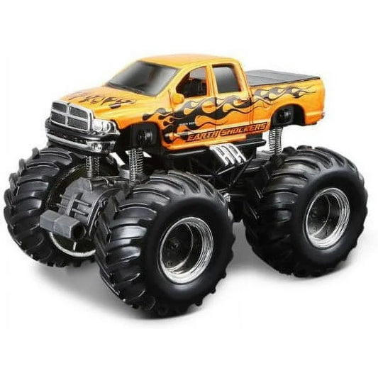 Monster Truck Earth Shockers 13cm DODGE RAM 1500 pullback Fresh Metal - Maisto