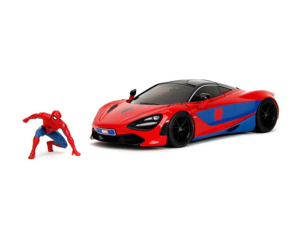 McLaren  720S si figurina Spider-man - 1/24 Jada