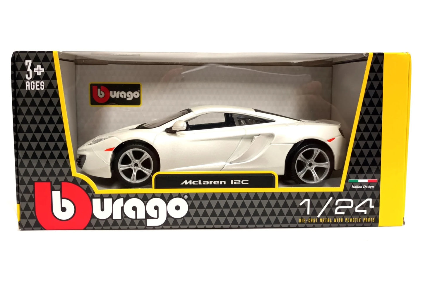 Macheta Mclaren 12C alb - 1/24 Bburago