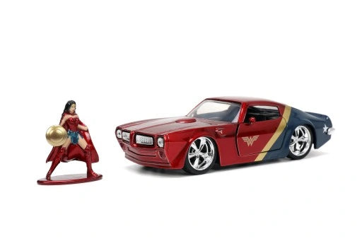 Pontiac Firebird 1972 si figurina Wonder Woman - 1/32 Jada