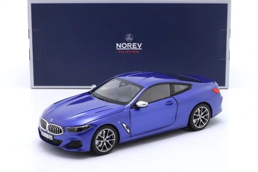 BMW M850i 2018 blue metallic - 1/18 Norev