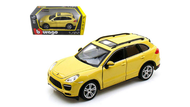 Porsche Cayenne Turbo (mustar) - 1/24 Bburago