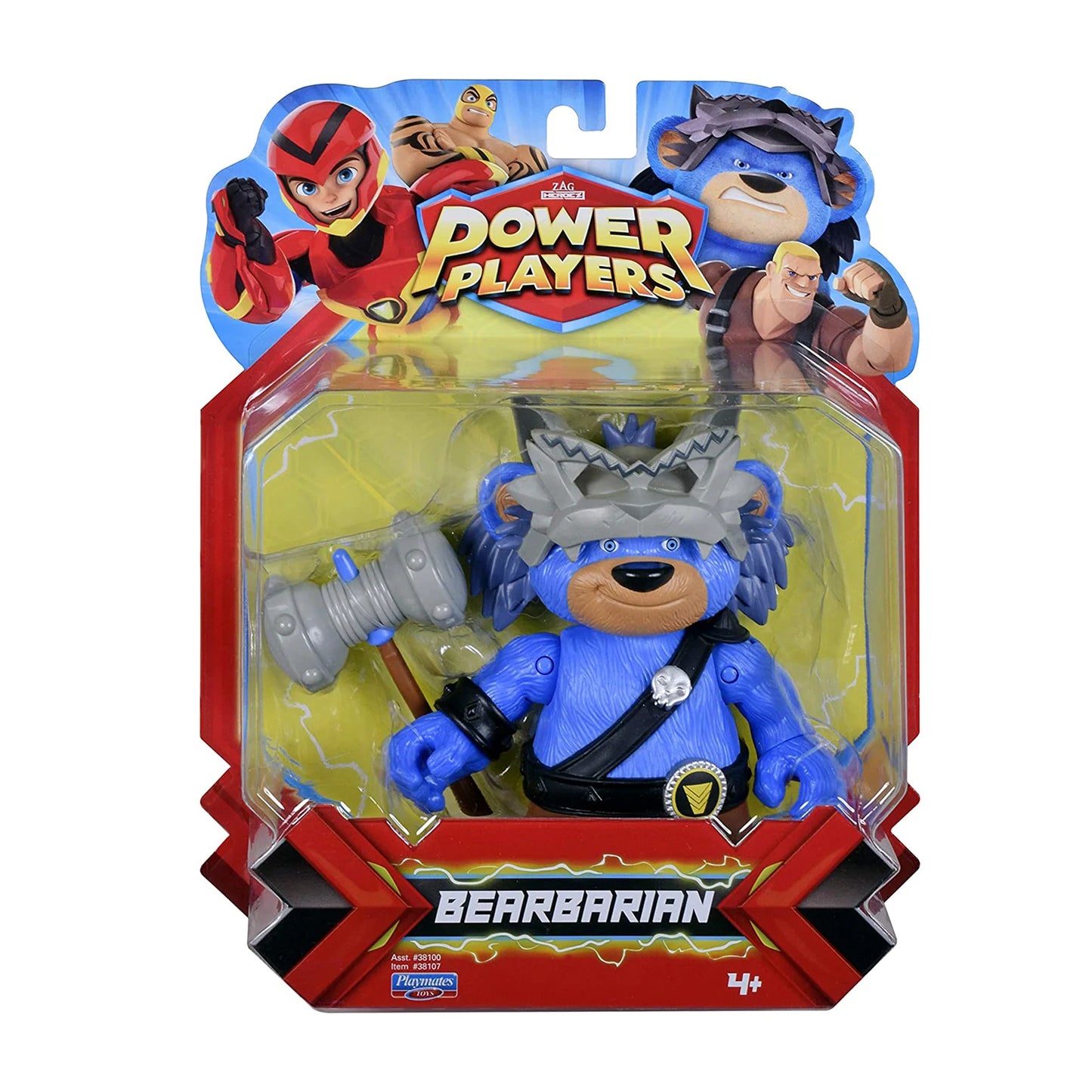 Figurina Power Players Bearbarian 14cm