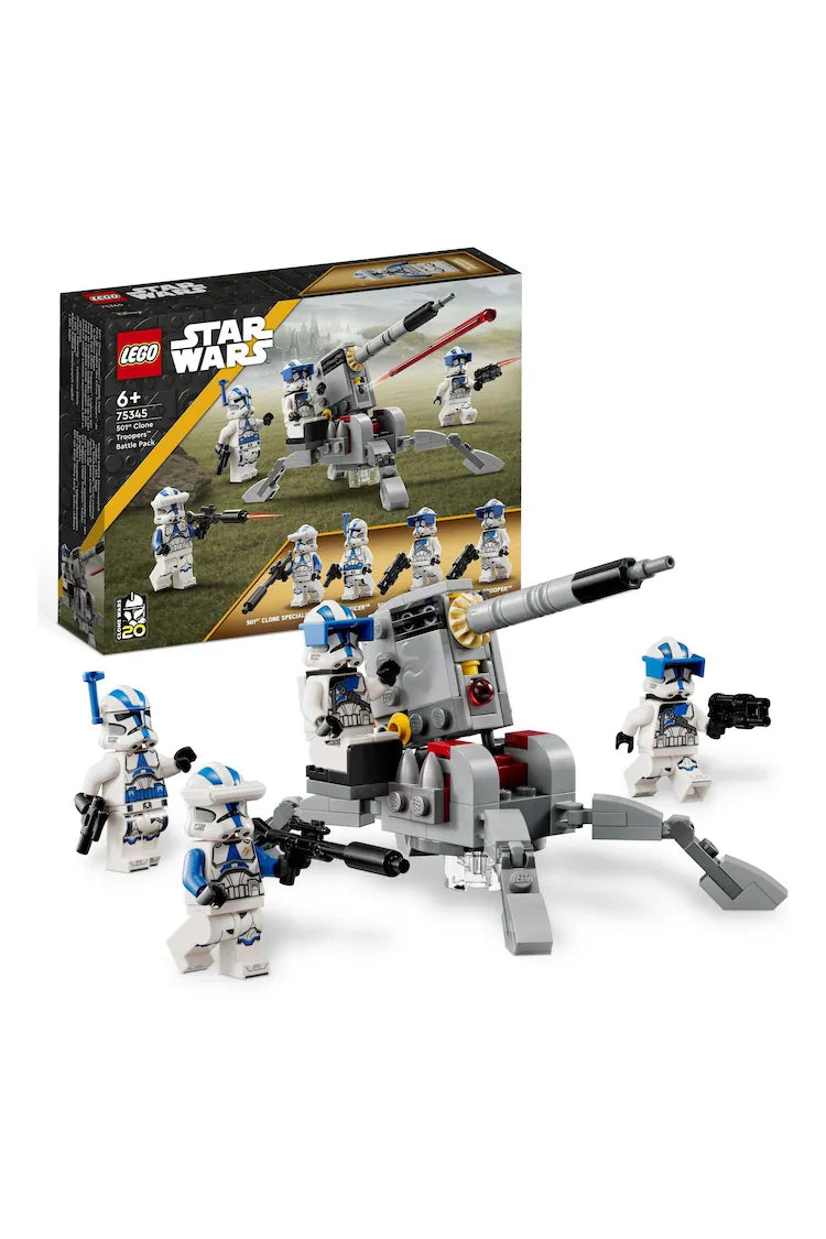 LEGO Star Wars 75345 - Pachet de lupta Clone Troopers divizia 501  (119 piese)