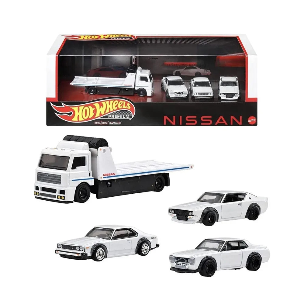 Set 4 masinute NISSAN  - 1/64 Hot Wheels Premium