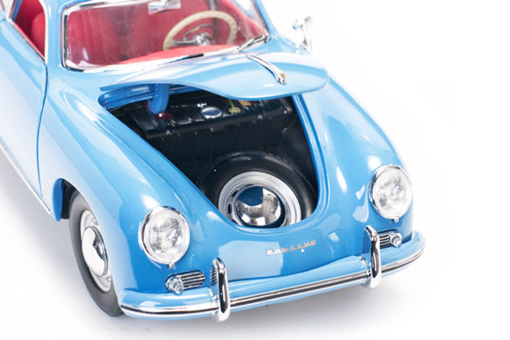 Porsche 356A 1500 GS Carrera GT Aquamarine Blue - 1/18 SunStar