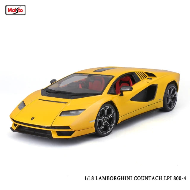 Lamborghini Countach LPI 800-4 galben - 1/18 Maisto