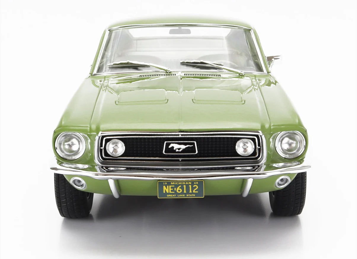 Ford Mustang GT 1968 light green metallic - 1/12 Norev