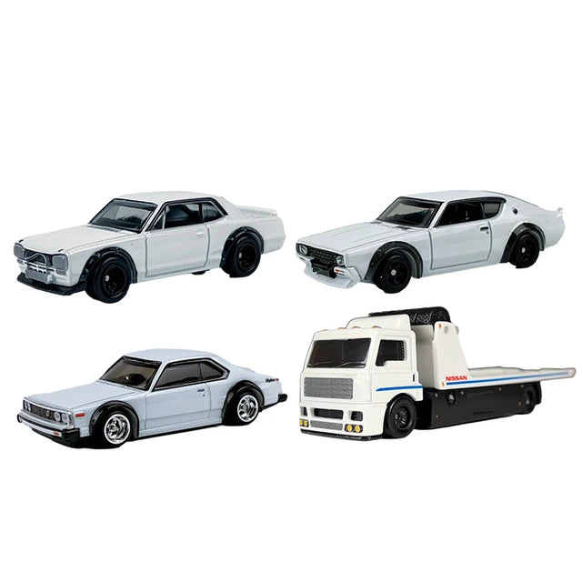 Set 4 masinute NISSAN  - 1/64 Hot Wheels Premium