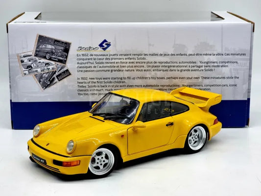 Porsche 911 3.8 RS 1990 galben - 1/18 Solido