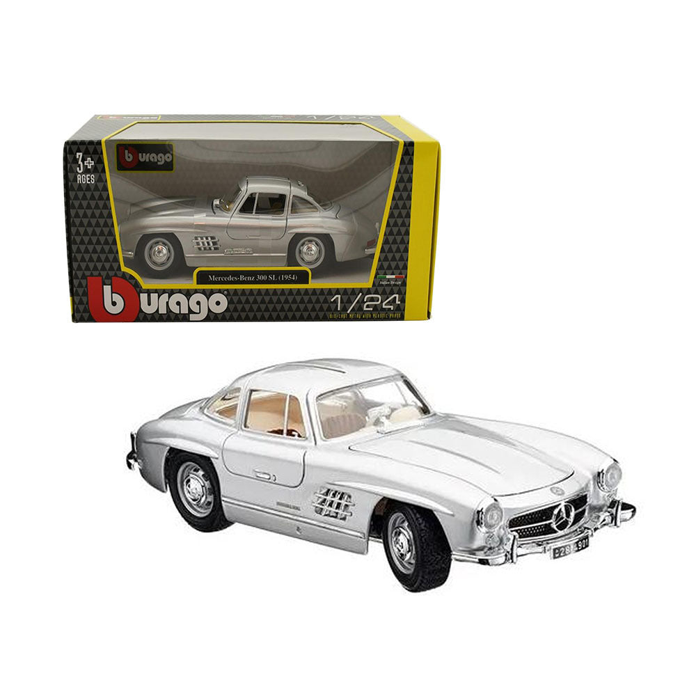 Mercedes-Benz 300 SL (1954) argintiu - 1/24 Bburago