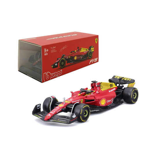 Ferrari F1-75 Charles LeClerc #16 2022 cu vitrina plexiglass - 1/24 Bburago