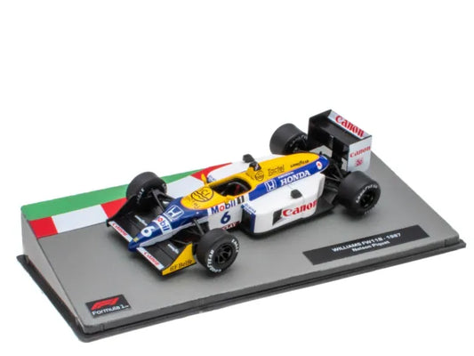 Formula 1 Williams FW11B 1987 Nelson Piquet cu vitrina plexiglass - 1/43 Altaya