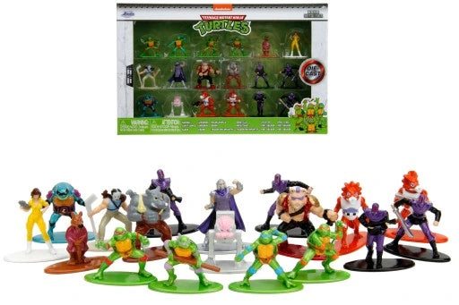 Set 18 figurine metalice 4cm Teenage Mutant Ninja Turtles - JADA