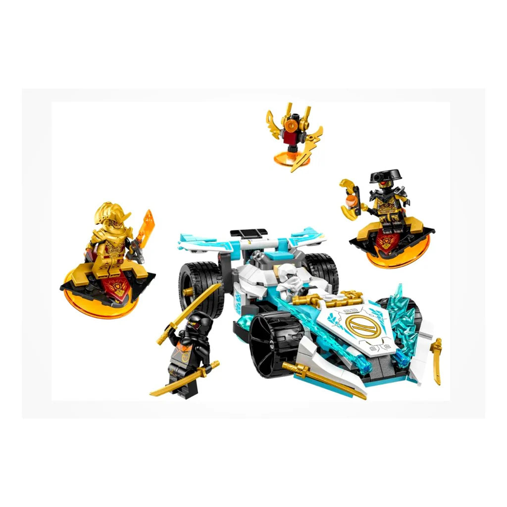 LEGO Ninjago 71791 - Masina de curse Spinjitzu a lui Zane cu puterea dragonului (307 piese)