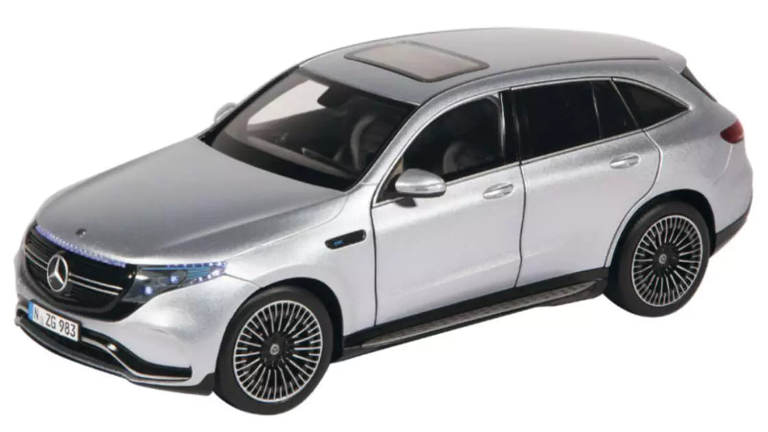 Mercedes-Benz EQC 400 (gri) cu lumini - 1/18 NZG