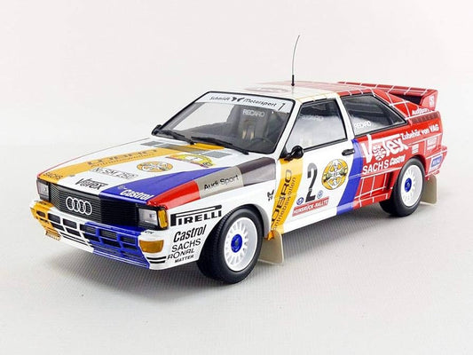 Audi Quattro A2 Schmidt Motorsport - Winners int.avd/sth Hunsruck Rallye 1984 1/300pcs - 1/18 Minichamps