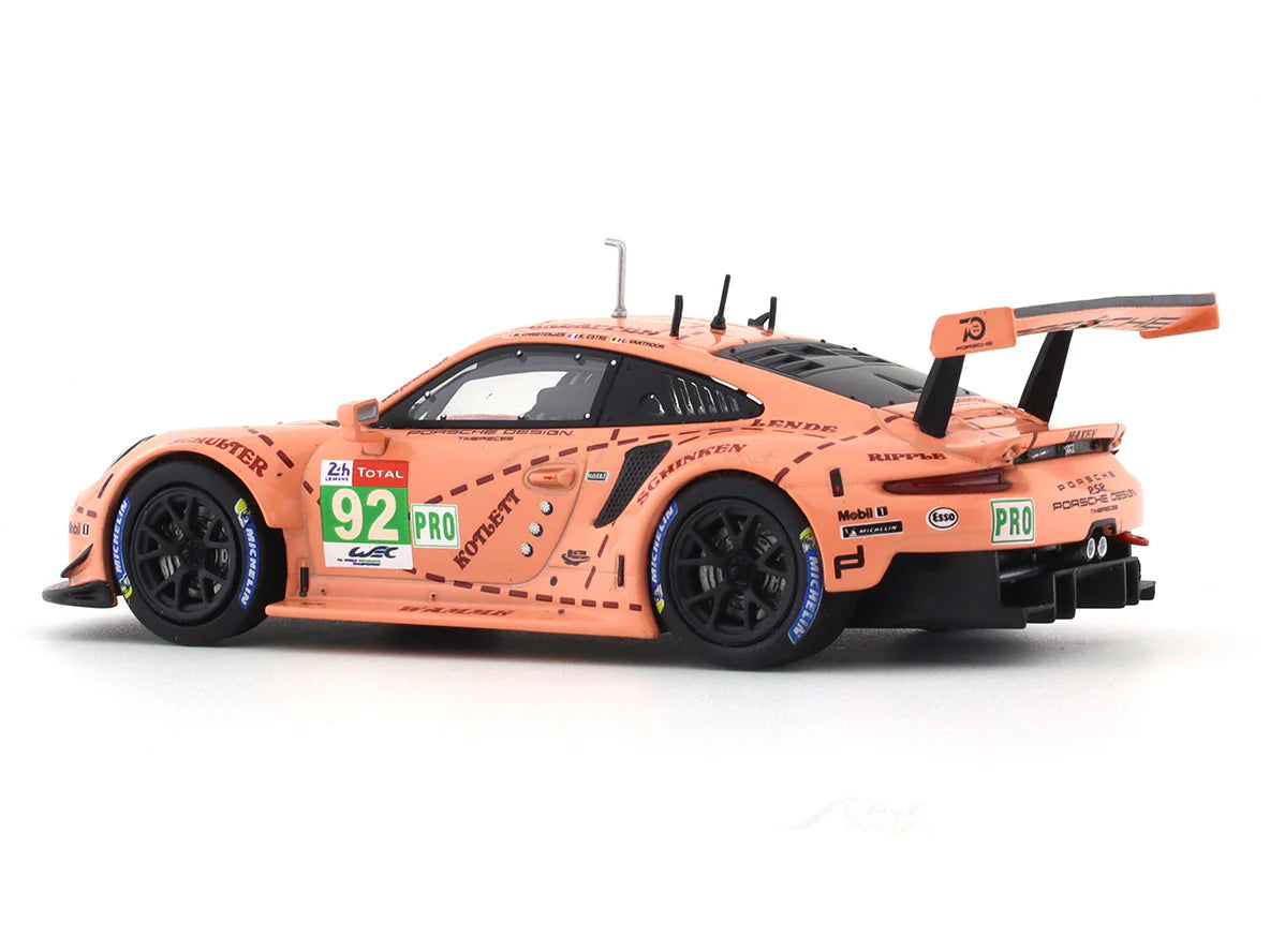 Porsche 911 Rsr M.Christensen - K. Estre - L.Vanthoor 2018 cu vitrina plexiglass - 1/43 Altaya