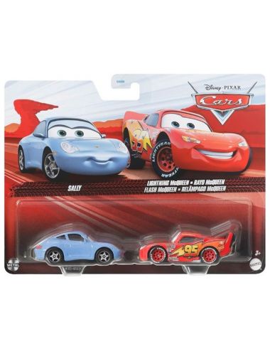 Set 2 masinute Cars - Sally si Lightning McQueen - 1/55 Cars