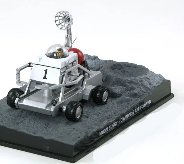 Macheta James Bond Moon Buggy Diamonds are Forever cu vitrina plexiglass - 1/43 Altaya