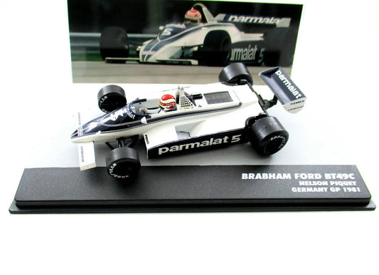 Formula 1 Brabham Ford BT49C Nelson Piquet Germany GP 1981 - 1/43 Altaya