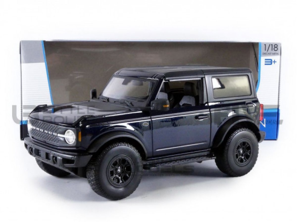 Ford Bronco Wildtrak 2021 bleumarin - 1/18 Maisto