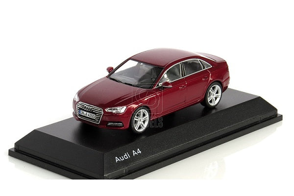 Audi A4 Matador Red cu vitrina plexiglass - 1/43 Spark