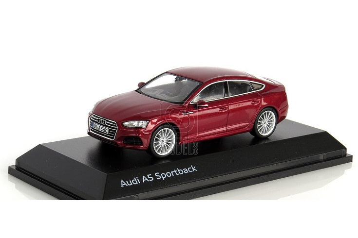 Audi A5 Sportback Matador Red cu vitrina plexiglass - 1/43 Spark