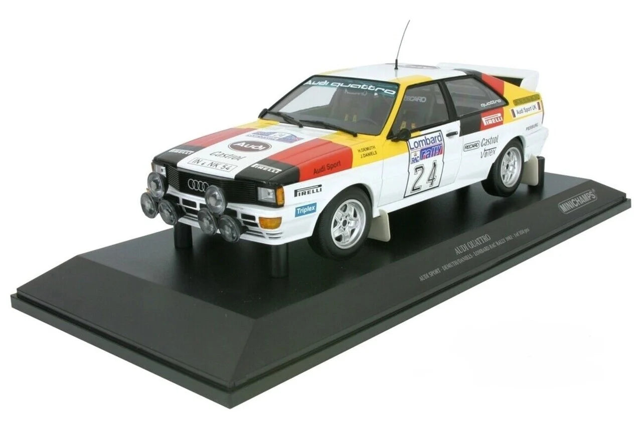 Audi Quattro Sport Lombard RAC Rally 1982 1/350pcs - 1/18 Minichamps